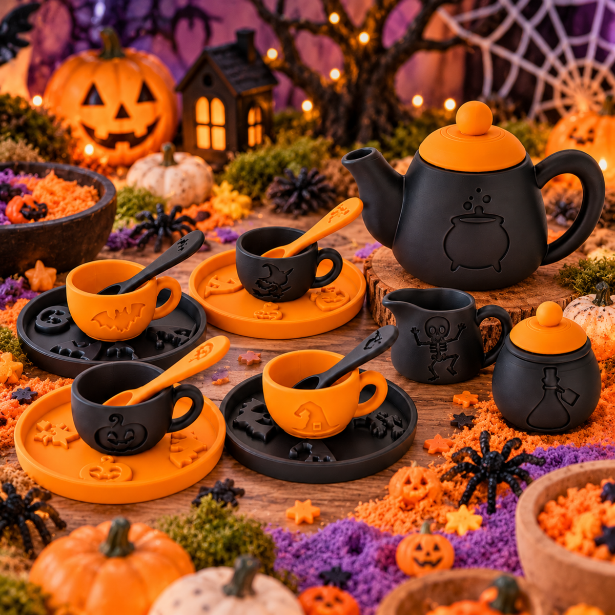 Spooky Tea Set