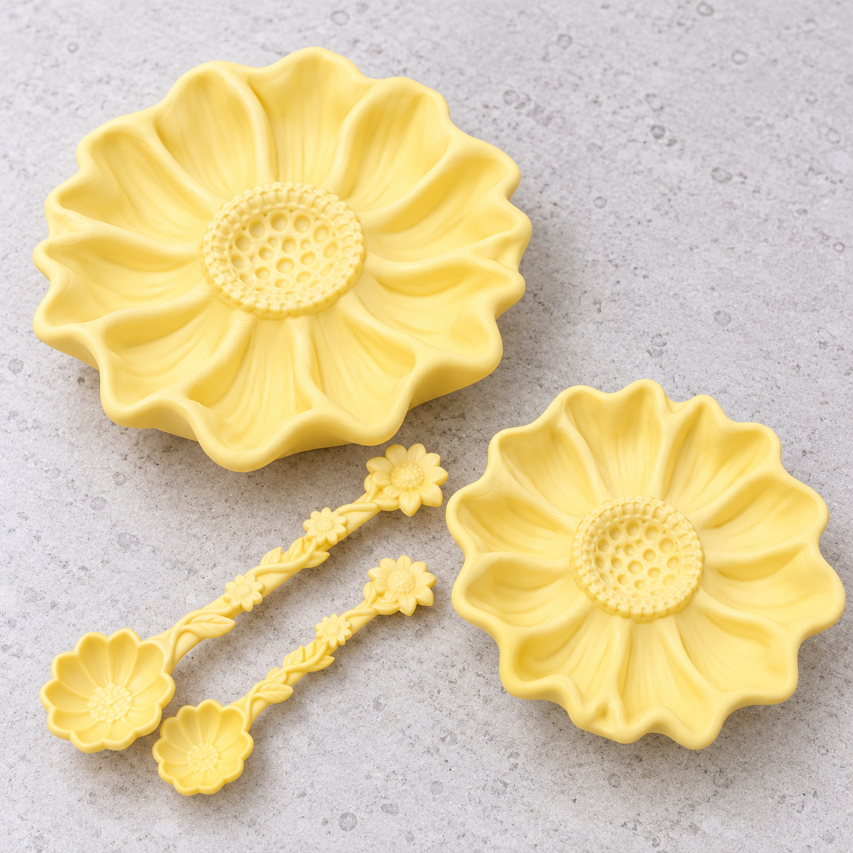 Sunflower Sorting Trays & Spoons