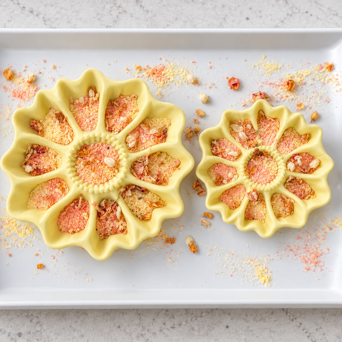 Sunflower Sorting Trays & Spoons