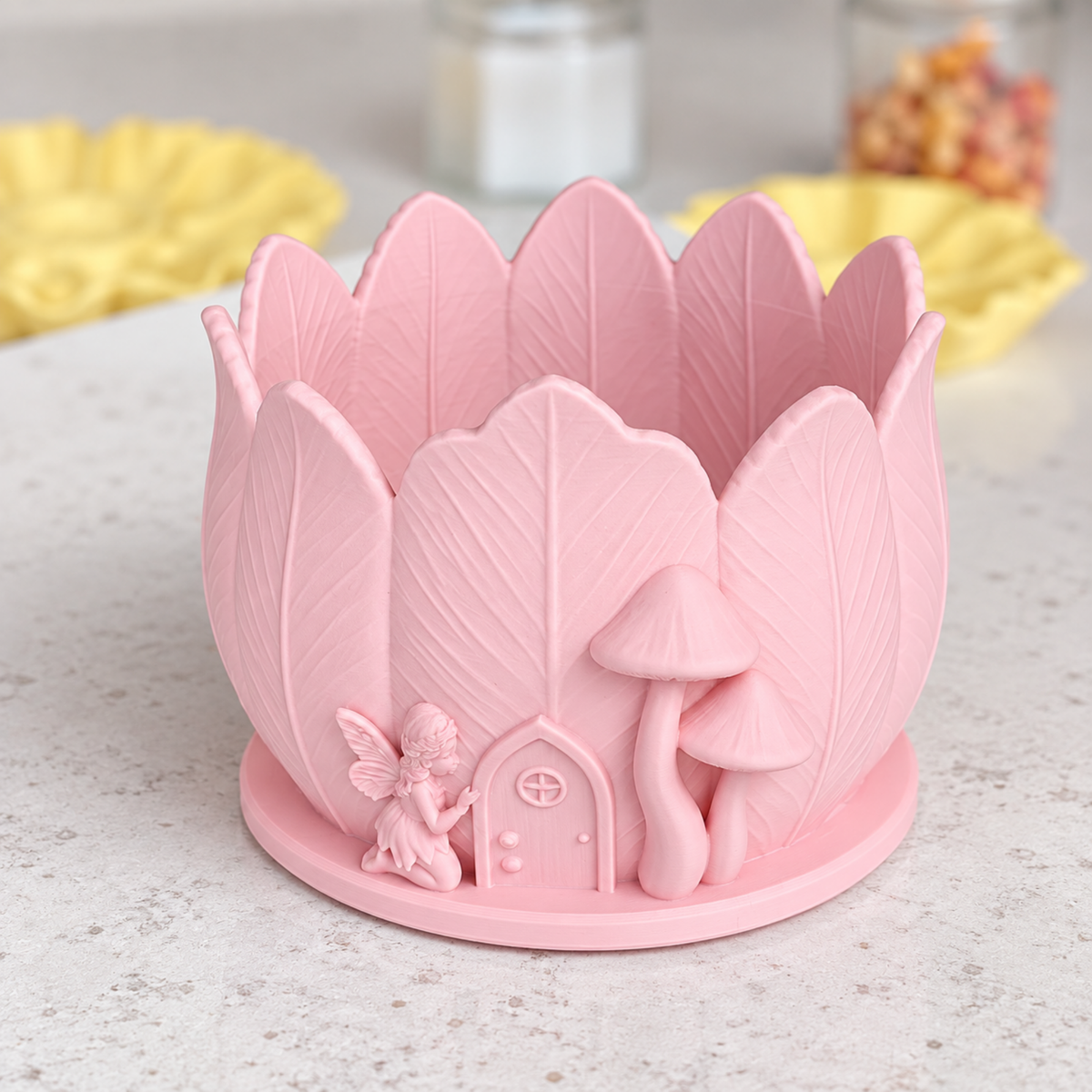 Fairy Cottage Leaf Bowl