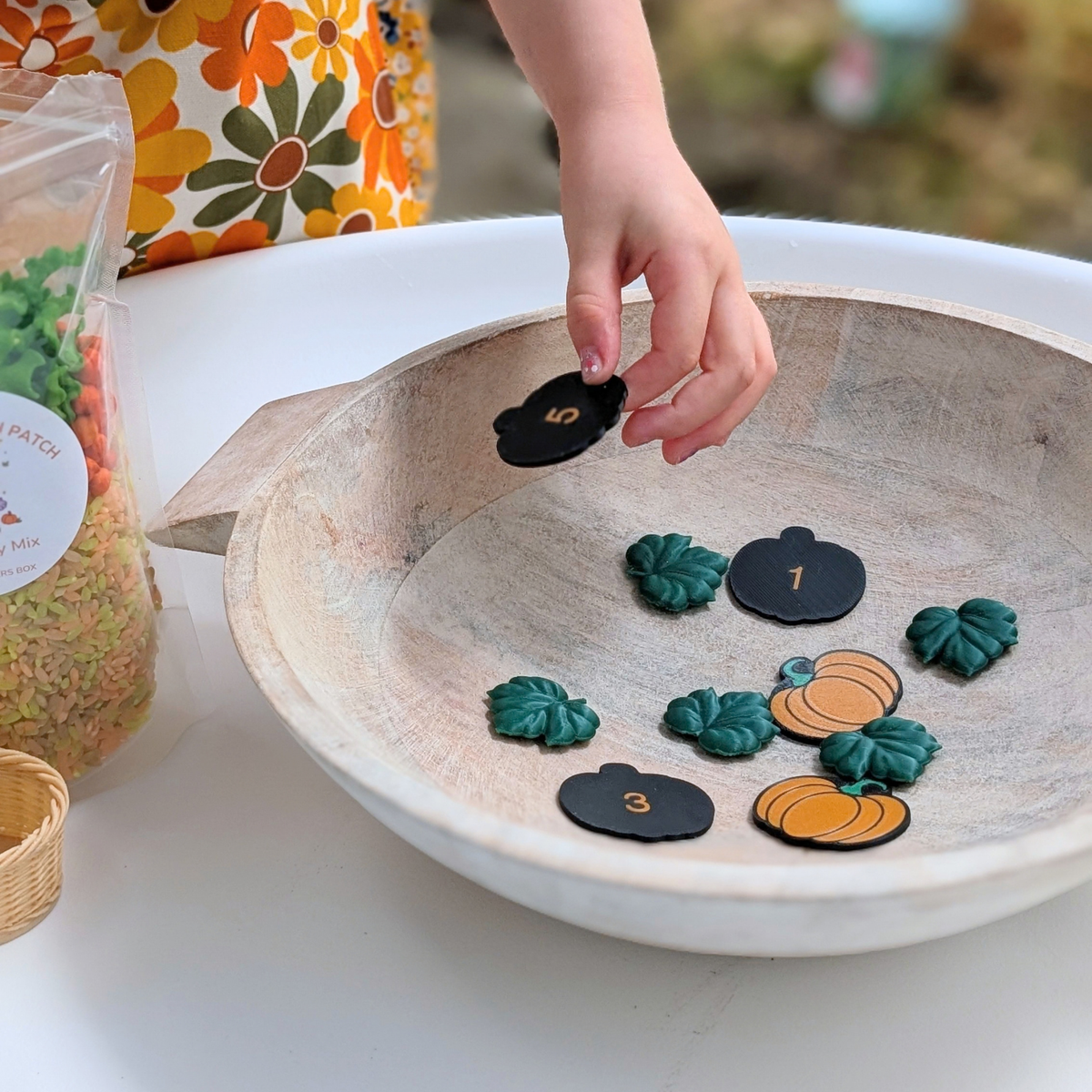 Into the Pumpkin Patch Box & Pumpkin Play Tray