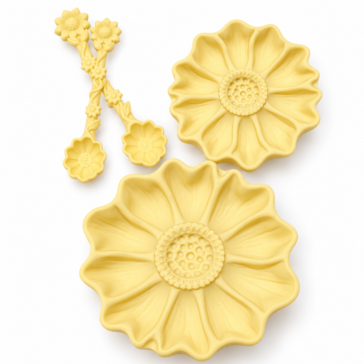 Sunflower Sorting Trays & Spoons