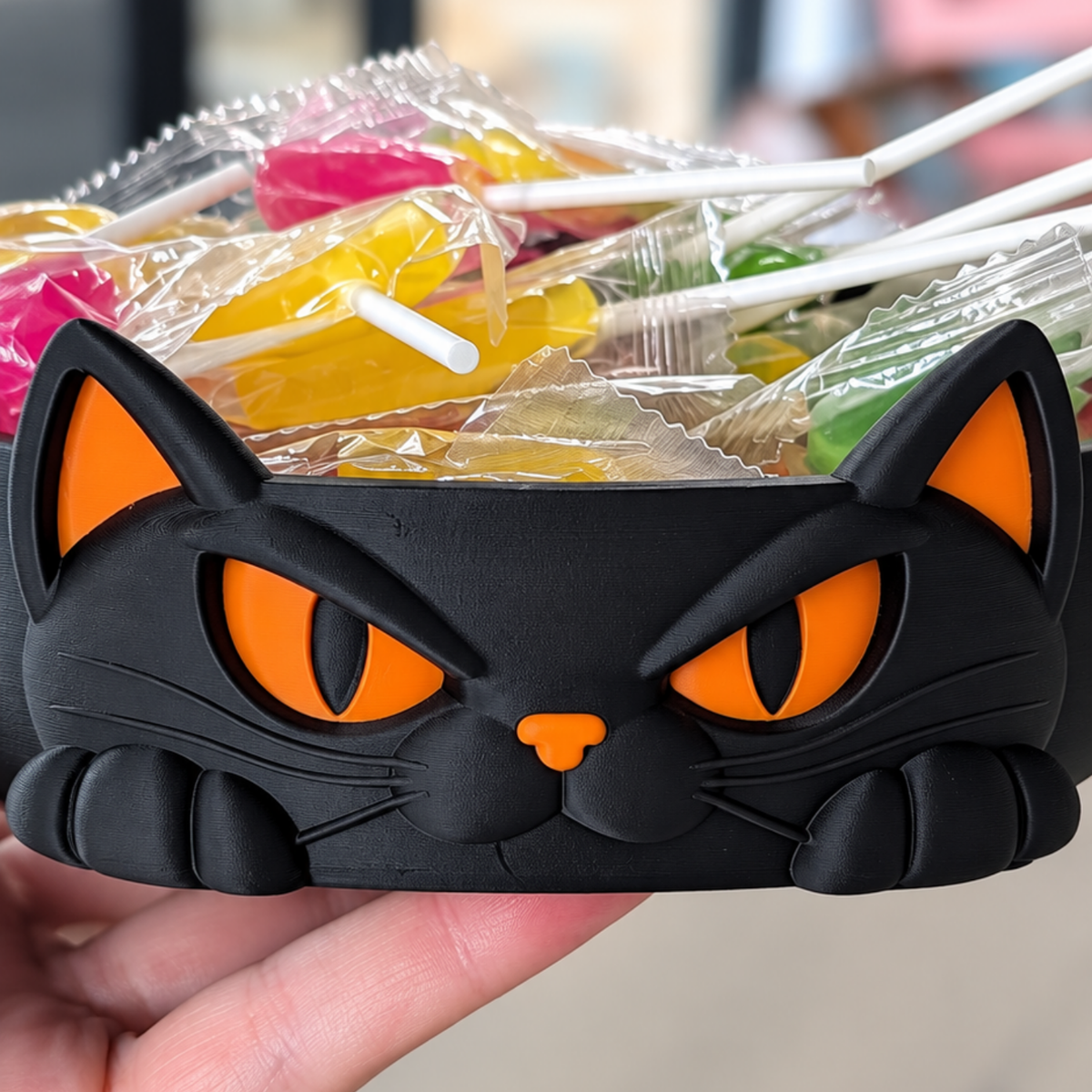 Black Cat Potion Bowl