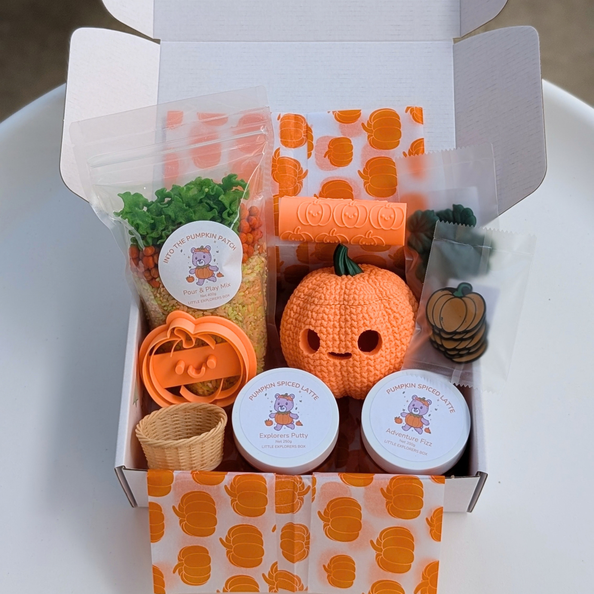 Into the Pumpkin Patch Box & Pumpkin Play Tray