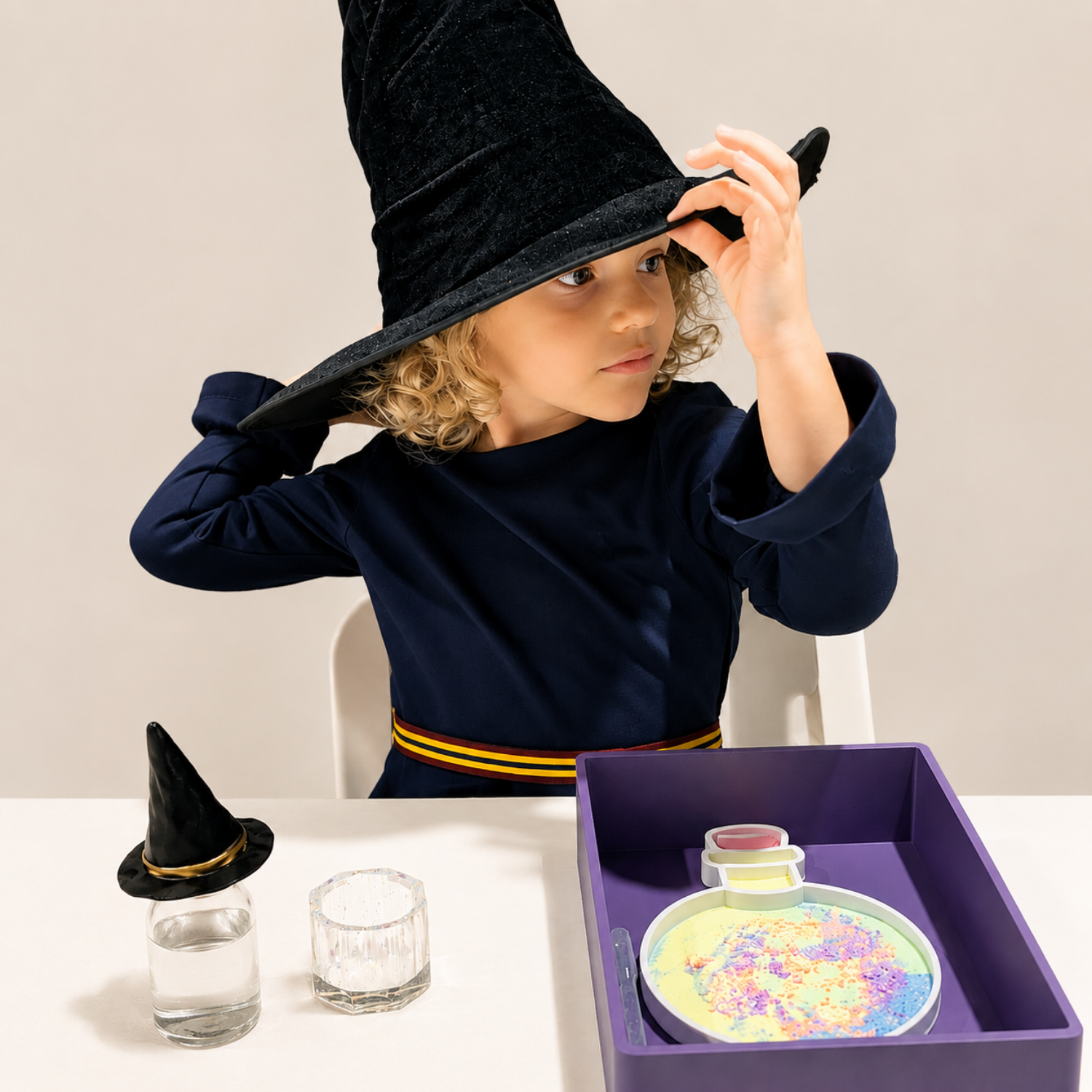 Potion Bottle Sensory Play Tray