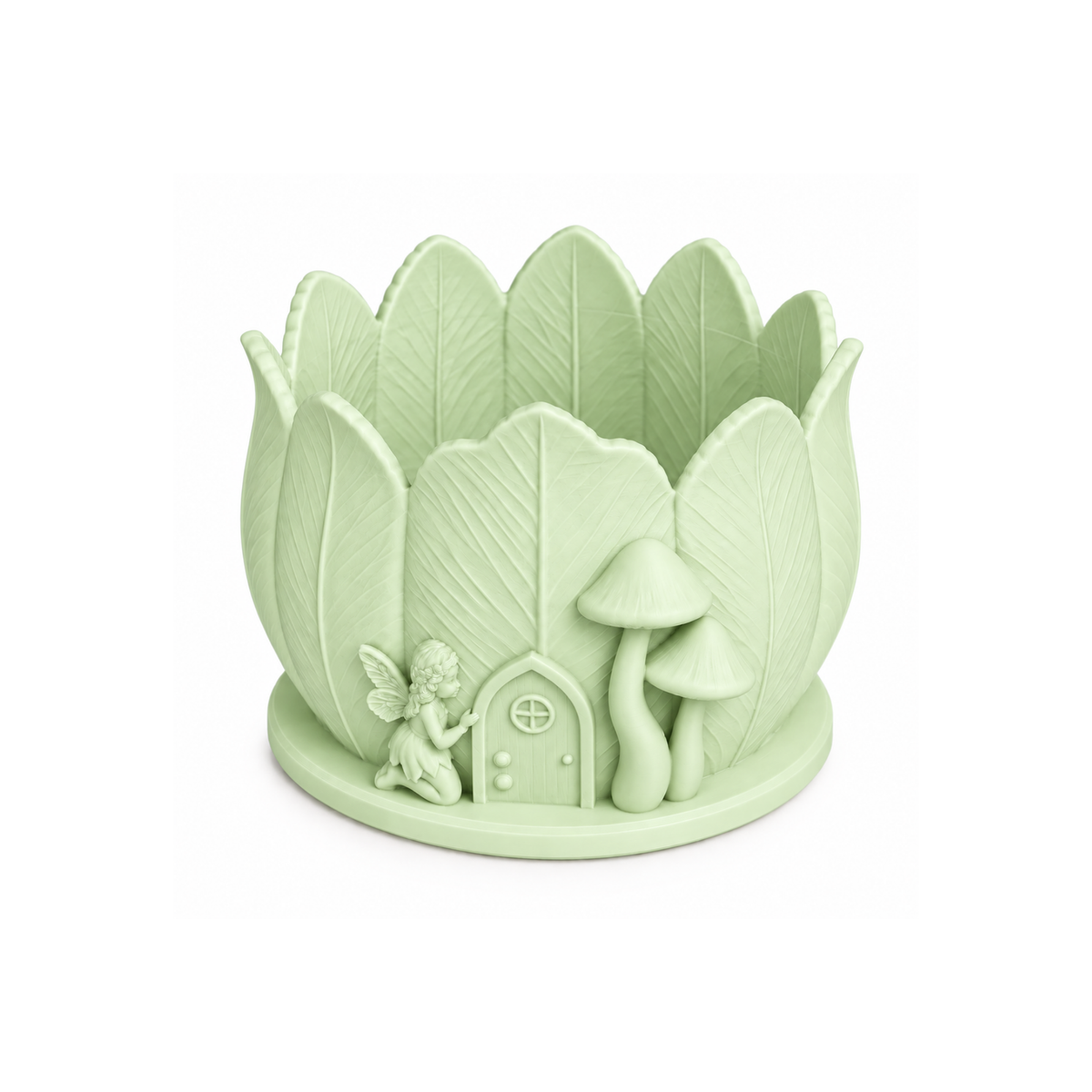 Fairy Cottage Leaf Bowl
