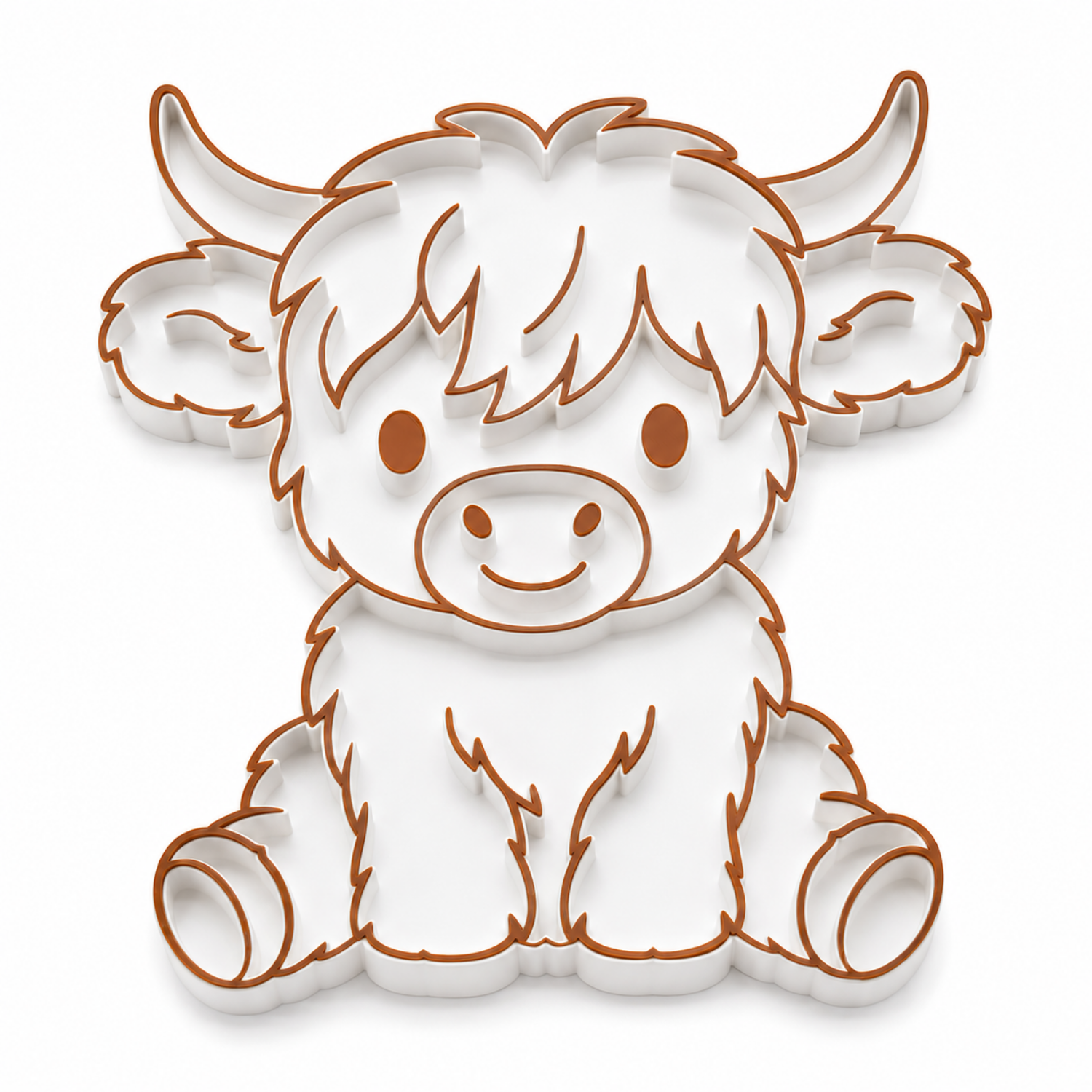 Highland Cow Sensory Play Tray & Accessories