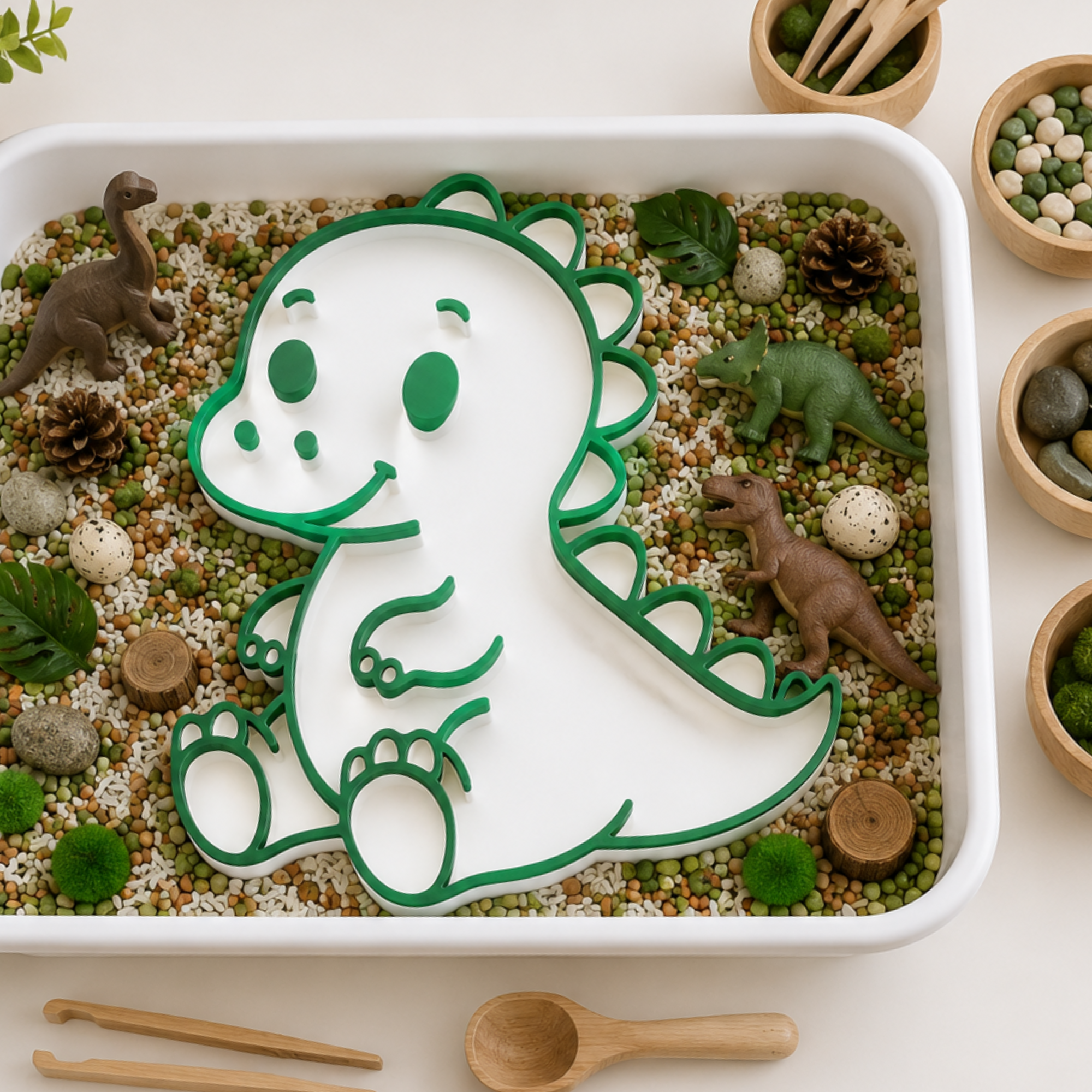 Baby Dino Sensory Play Tray