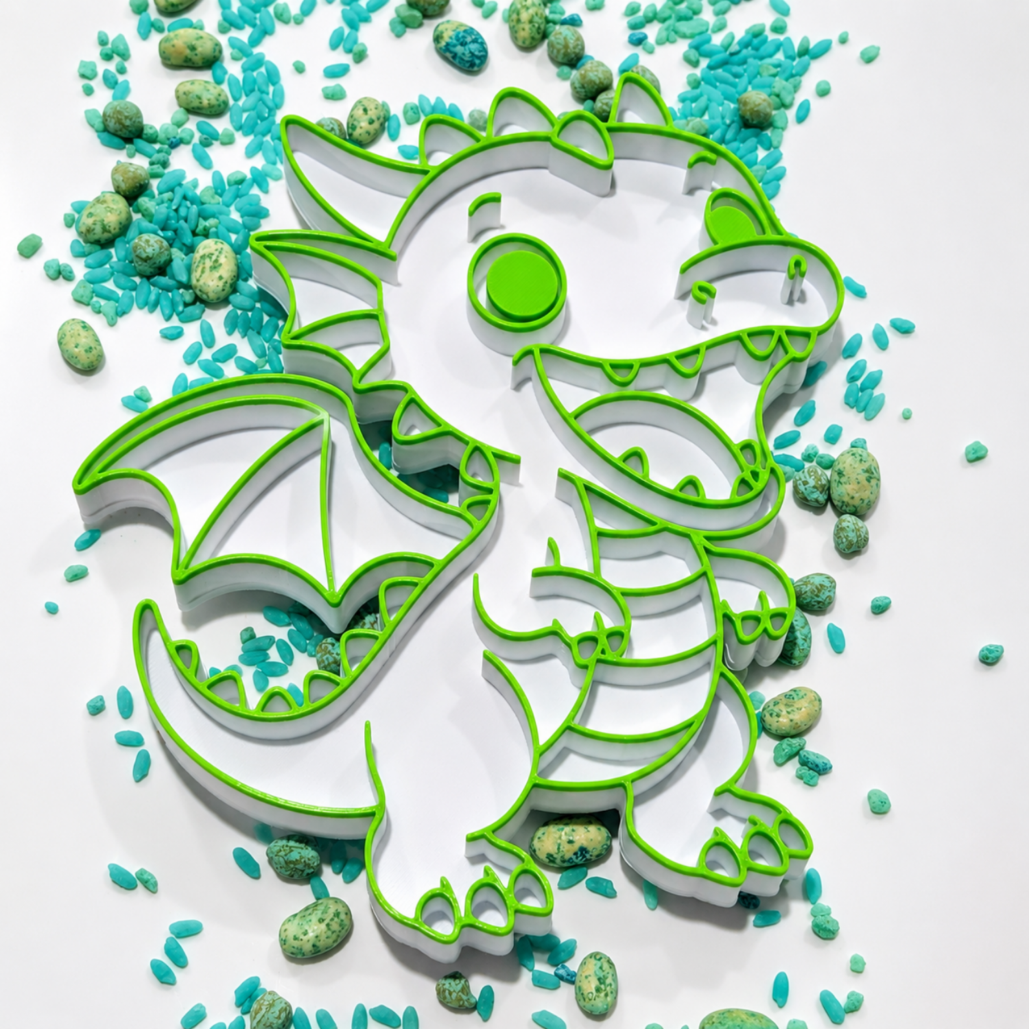 Hungry Dragon Sensory Play Tray
