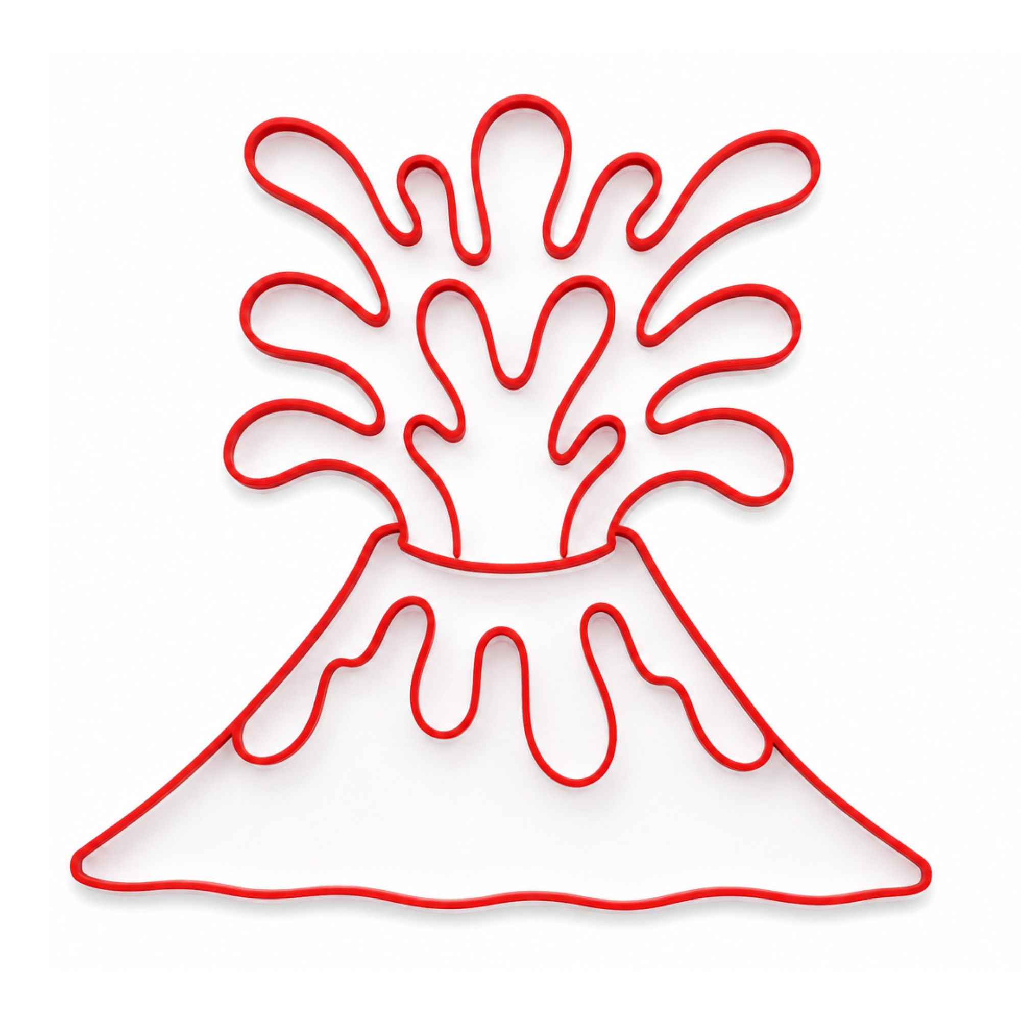 Volcano Explosion Sensory Play Tray