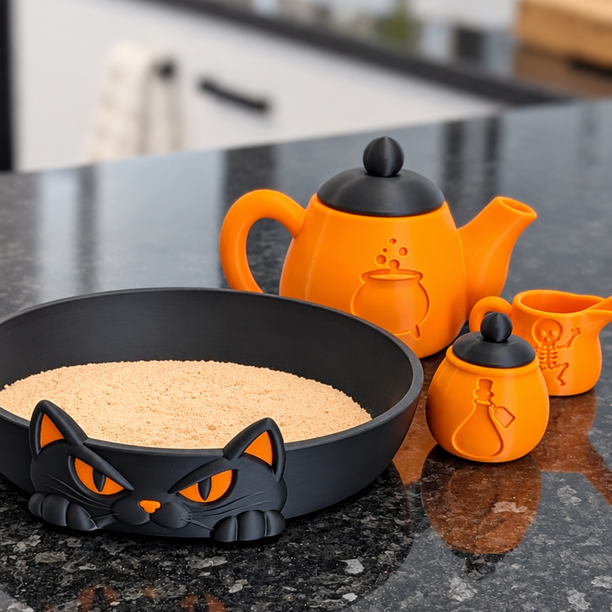 Black Cat Potion Bowl