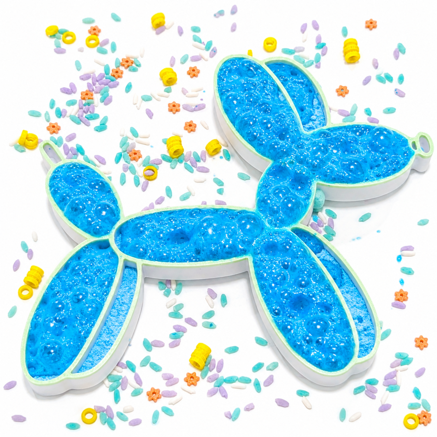 Balloon Pup Sensory Play Tray
