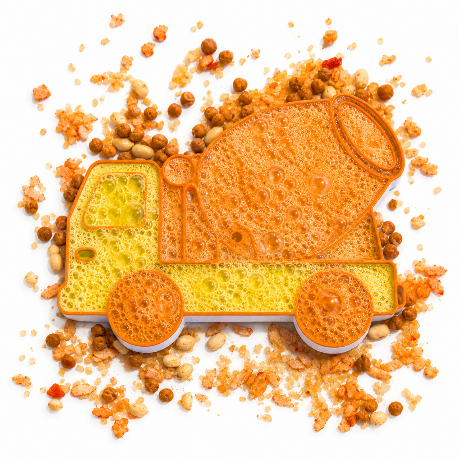 Cement Mixer Sensory Play Tray