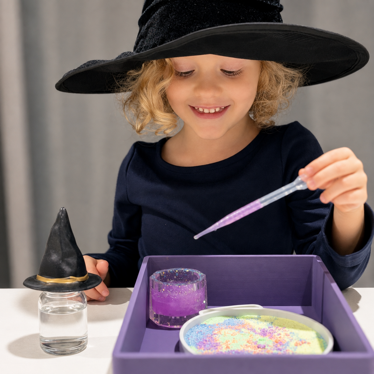 Potion Bottle Sensory Play Tray
