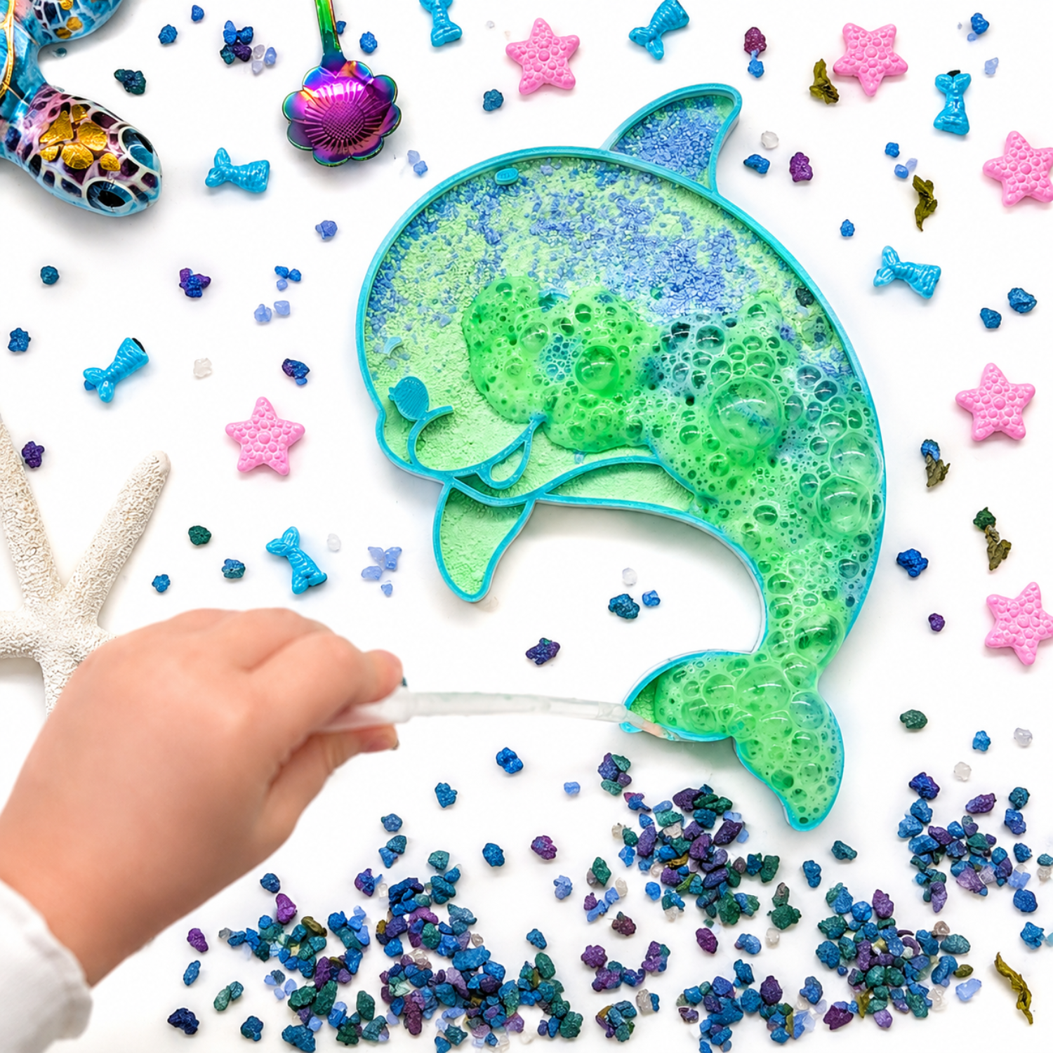 Dolphin Sensory Play Tray
