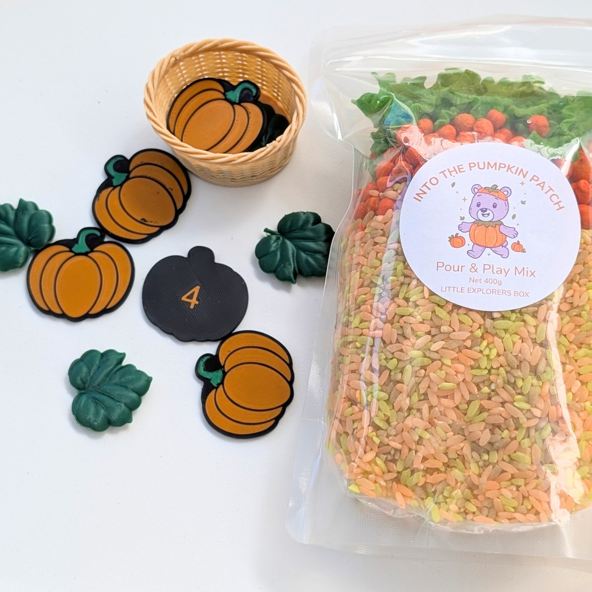Into the Pumpkin Patch Box & Pumpkin Play Tray