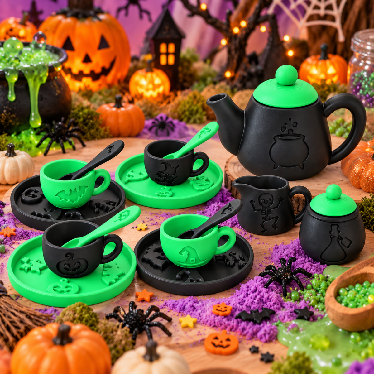 Spooky Tea Set