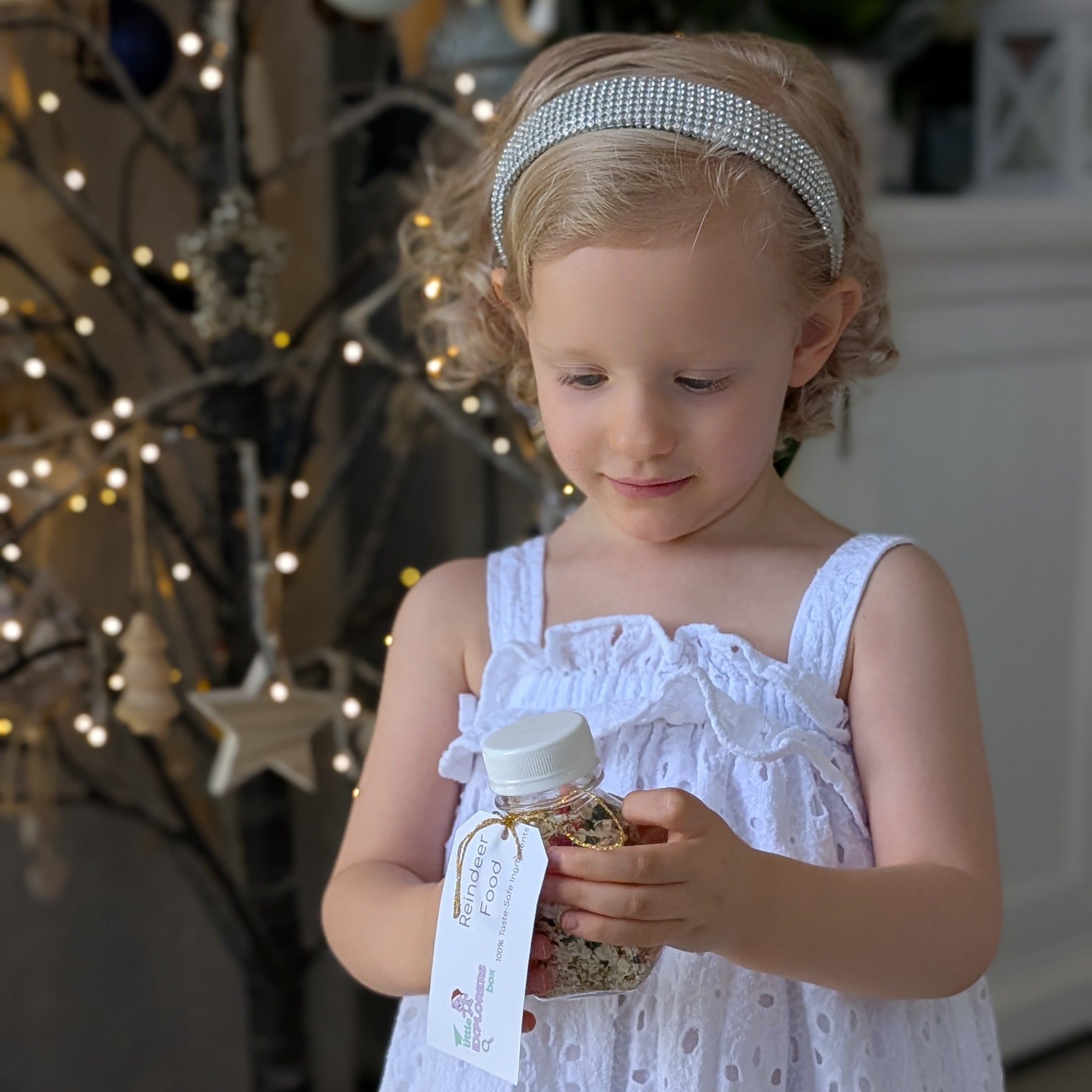 Christmas activity Reindeer Food poem for feeding the reindeers at christmas. Sensory play for kids. 